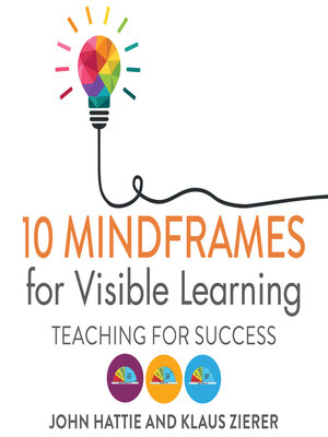 cover image of 10 Mindframes for Visible Learning